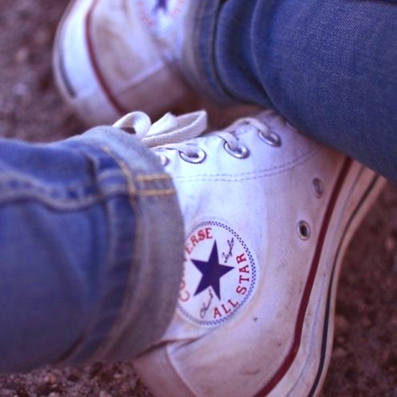 Converse Other - Converse White All Star Chuck Taylor High Top Converse Men’s Sneakers Size 9